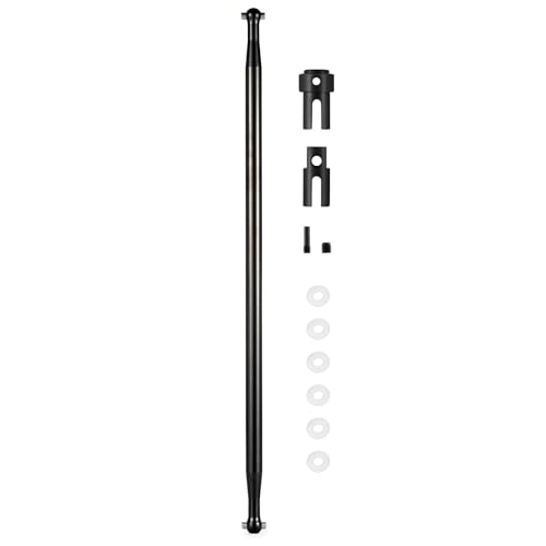 Tra-xxas Aluminum Alloy Slash VXL 4x4 Big Bone Center Driveshaft Outdrives 1/10 RC Upgrades Parts (Black) - color: Black