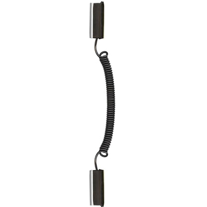 Universal Coiled Security Cable, 1-Pack | Remote Control Tether, Hook and Loop Fastener Tape, Double-Sided Tape, CBL02 - size: 1 Pack