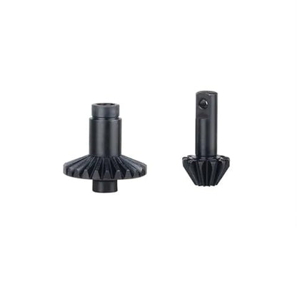 RC Modifications Spare Compatible with Traxxas for TRX4M 1/18 RC Crawler Car Upgrade Parts Accessories Hard Steel Front Rear Axle Bevel Gear