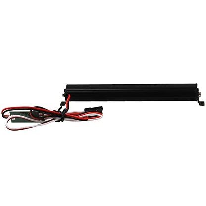 RC Light Bar Roof LED Lamp Body Shell Double Roof Light Compatible with Traxxas Slash Rustler Trx4 Axial SCX10 Tamiya Wraith D90 Gen8 1/10 Scale RC Crawler Car Truck (32 Led)