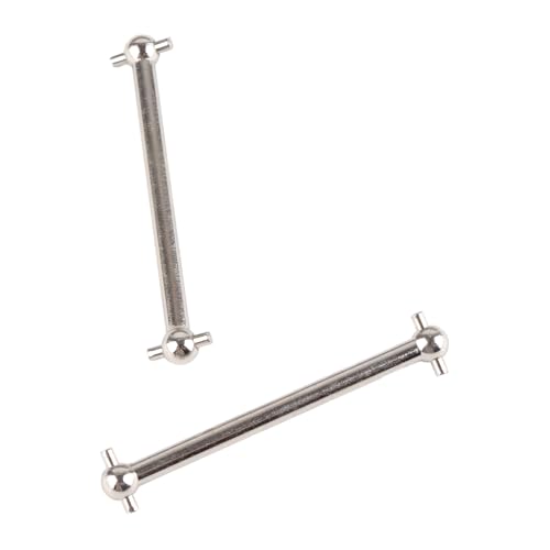 VGEBY Rear Drive Shaft, Durable Metal 2PCS Dog Bone Drive Shaft for 1/16 Scale RC Spare Parts Upgrades for RC Hobbyists Racing Off-Road Maintenance