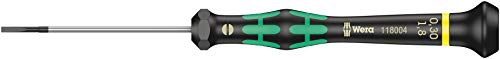 Wera 2035/6 A Kraftform Micro Slotted/Phillips Electronics Screwdriver Set and Rack, 6-Pieces - size: Slotted/Phillips: One Size