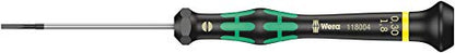 Wera 2035/6 A Kraftform Micro Slotted/Phillips Electronics Screwdriver Set and Rack, 6-Pieces - size: Slotted/Phillips: One Size