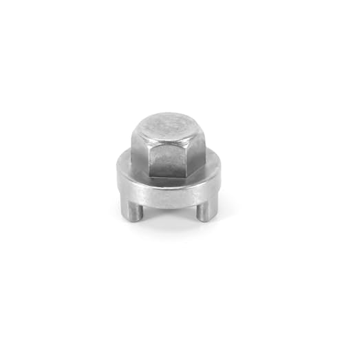 INJORA M2 Wheel Nuts 6mm Stainless Steel Nuts 4PCS for 1/24 RC Crawler Axial SCX24 AX24 Upgrade - size: 6mm