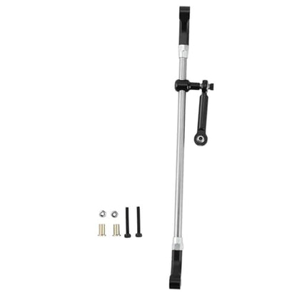 RC Tie Link Rods Compatible with Losi for LMT 1/8 RC Car Truck Upgrade Parts Accessories Aluminum Alloy Steering Linkage Set Link Rod(Black) - color: Black