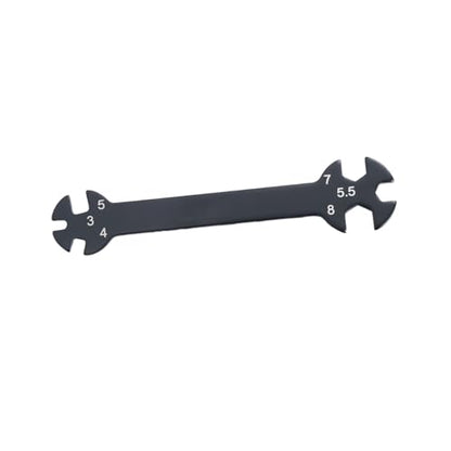OSALADI Multifunctional Rc Wrench Tool for Turnbuckles Durable Rc Car Adjustment Tool for Repair and Maintenance Black