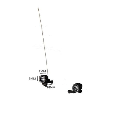 LED Light Square Sidelight Spotlight Front Searchlight with Antenna Compatible for Axial SCX24 TRX4M 1/24 1/18 RC Crawler Car Upgrade Parts - color: Sidelight
