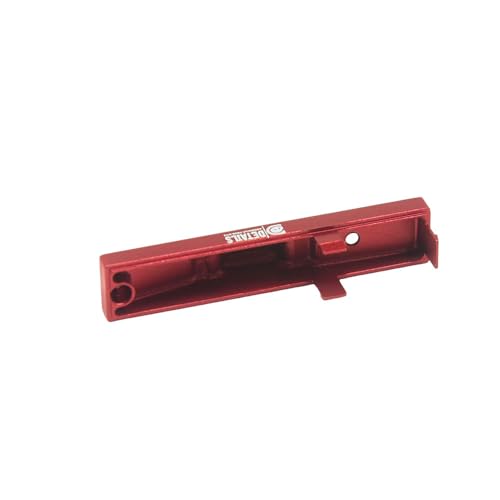 Hobby Details Aluminum Rear Axle Gear Box Skid Link Wheel Upgrade Set for 1/30 Axial SCX30 Jeep Wrangler RC Cars, Red (Aluminum Slider) - color: Aluminum Slider