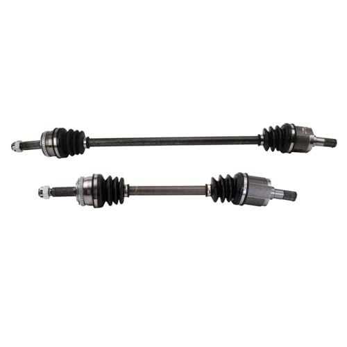 TRQ Front Driver and Passenger Side CV Axle Assembly Set 2 Piece for 2006-2011 Hyundai Accent 2006-2011 Kia Rio 2006-2011 Rio5 Automatic Transmission - style: CSA50035
