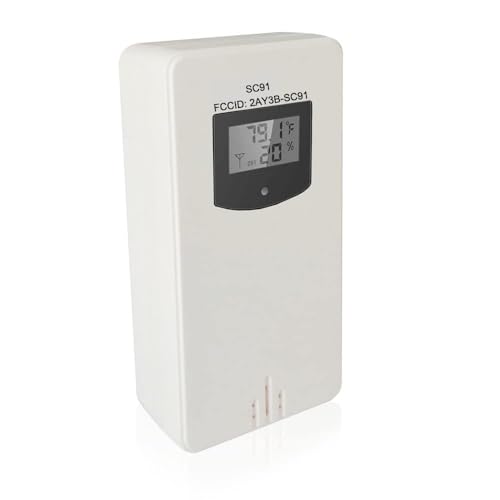 Wireless Remote Sensor Outdoor Thermometer Replacement for SC91