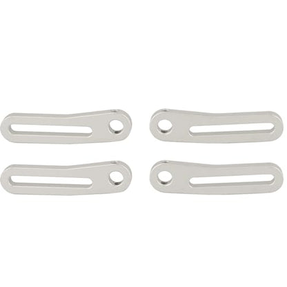 Metal Front Rear Modular Bumper Bull Bars for 1/10 RC Crawler Chassis LCG TRX4 TRX6 SCX10 Capra Dodge Power Wagon Upgrade Parts (Silver) - color: Silver