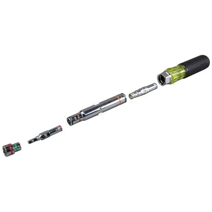 Klein Tools 32807MAG 7-in-1 Nut Driver, Magnetic Driver has SAE Hex Nut Sizes 1/4 to 9/16-Inch, Cushion Grip Handle for Added Torque - style: 7-in-1 Nut Driver