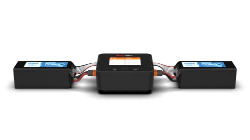 ISDT P20 Lipo Battery Charger DC 500WX2 20A Discharger 15WX2, RC Car Battery Charger for 1-6S Life/LiIon/LiHv/Pb/NiMH/Cd Battery RC Charger with Synchronous Parallel Charging 800W Max