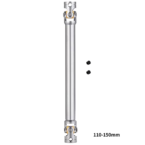 RC-Hub 1Pcs Metal RC Driveshafts for 1:14 Tamiya Tipper Truck | 45-50/47-57/55-67/60-80/70-90/110-260mm Drive Shaf,RC Car Upgrade Parts - size: 110-150mm