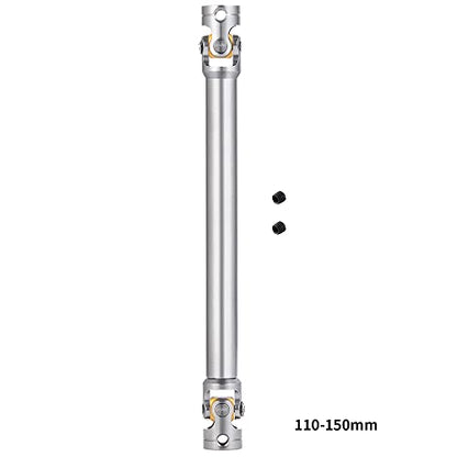 RC-Hub 1Pcs Metal RC Driveshafts for 1:14 Tamiya Tipper Truck | 45-50/47-57/55-67/60-80/70-90/110-260mm Drive Shaf,RC Car Upgrade Parts - size: 110-150mm