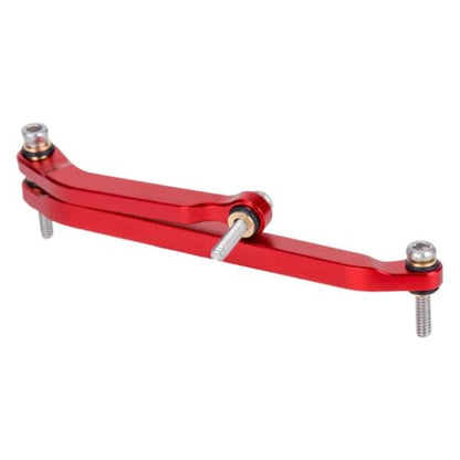 RC Steering Link Aluminum Alloy Steering Rod Linkage Remote Control Truck Replacement CNC Machined Part Suitable for SCX30 Model, Red - color: Red