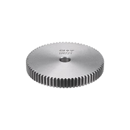 HARFINGTON Straight Spur Gear 10mm Bore 72T Mod-1 Hardened 45# Steel Spur Diff Differential Motor Gear RC Car Replacement Parts - style: 72T