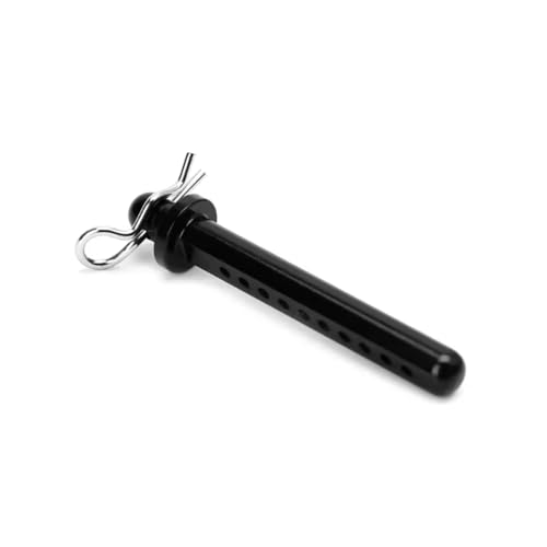RC Replacement Parts For Axial For SCX10 90022 90027 90028 1:10 4Pcs/set Aluminum RC Car Body Post Mounts RC Car Crawler(Black) - color: Black
