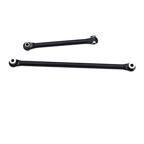 RC Links Linkage Compatible with Axial for Capra UTB18 1/18 RC Car Part Aluminum Alloy Durable Steering Link Rod Steering Linkage Tie Rod(Black) - color: Black