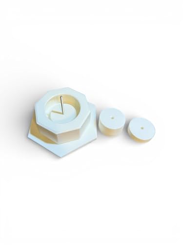 1/10 RC Buggy Tire Gluing Jig for 2WD and 4WD Remote Control Cars, Hobby RC Car Accessory Tool (White) - color: White