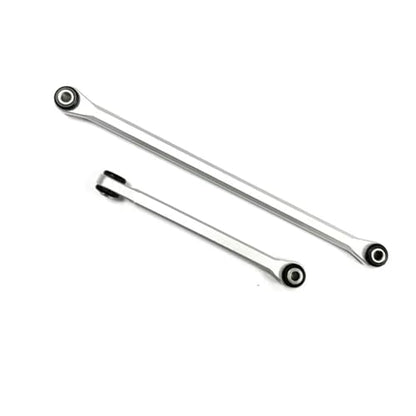 RC Links Linkage Compatible with Axial for UTB18 1/18 RC Car Part Aluminum Alloy Durable Steering Link Rod RC Upgrade Part Steering Linkage Tie Rod(White) - color: White