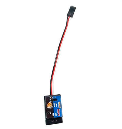 4-6V RC Car Gyro Stabilizer Module SMM System Sensitivity for HBX WPL D12 | SMM vibration gyro sensor, digital PI control, adjustable sensitivity via potentiometer, steering direction switch, 4-6V