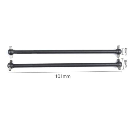 RC Car Drive Shafts For ZD 08425 08426 81221/8 RC Car Race For Racing For Buggy For Rally Metal Transmission Shaft Drive Shaft CVD For Universal Joint