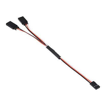 DIANN 20pcs RC Servo Extension Cable 3 Types Servo Y Harness Splitter 3 Pin Connector for RC JR Futaba RC Car Trucks Airplanes Helicopters