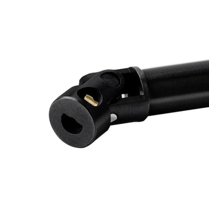 2PCS Hard Steel Extended Longer Drive Shafts with D Shaped Hole for Axial AX24 XC-1 (Match Upgraded Extended Chassis Suspension Links) - style: Longer Drive Shafts
