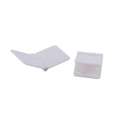 30PCS White 24x12 Remote Control Aircraft Hinges Nylon Hinge for RC Airplane Model Airplane Parts Fixed Wing Model