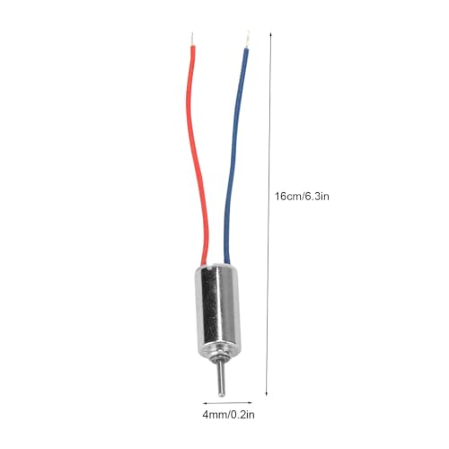 Coreless Motor, 5pcs DC 4.5V 0.12A 0.12W 32250RPM Micro Coreless Motor 4mmx8mm for Model Toy, Model Aircraft, Electronic Toys