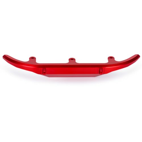 Front Rear Bumper - CNC Aluminum Bumper for Axial SCX30 Bronco 1/30 RC Crawler Upgrades (Red) - color: Red