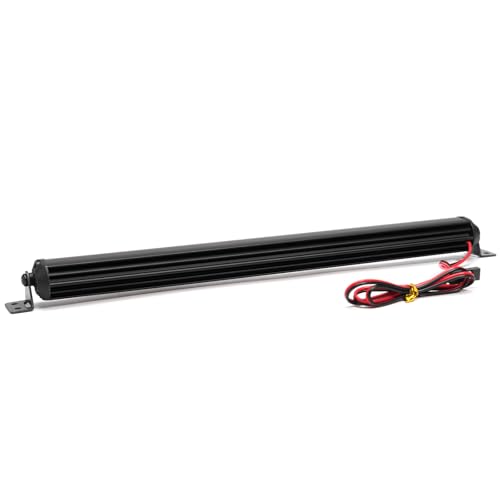 RC Lights Bar 50 LED 8.4" Metal Roof Lamp Light Kit for Axial SCX10 TRX4 TRX6 FSM FCX10 Arrma 1/8 1/10 Scale (CL06)