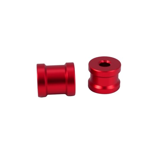 Aluminum Rear Chassis Brace Collar Spacer Set for Arrma 1/8 Kraton Notorious Outcast Talion 6S RC Part (Red) - color: Red