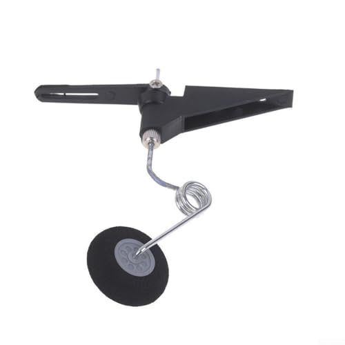 Tail Wheel Bracket Assembly for All Types of Fixed Wing RC Planes, Includes Sponge Wheels