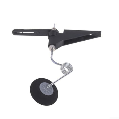 Tail Wheel Bracket Assembly for All Types of Fixed Wing RC Planes, Includes Sponge Wheels