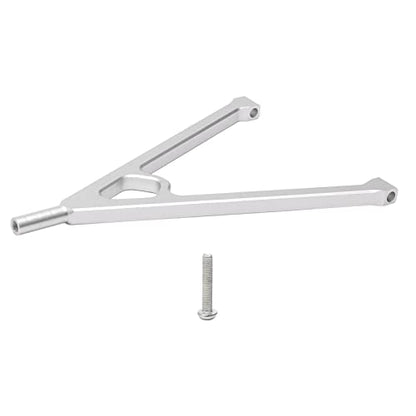 Aluminum Silver Front Chassis Linkage Y-Link Tree for 1/10 AXIAL SCX10 Rock Crawler Wrangler