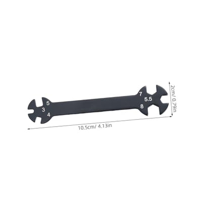 OSALADI Multifunctional Rc Wrench Tool for Turnbuckles Durable Rc Car Adjustment Tool for Repair and Maintenance Black