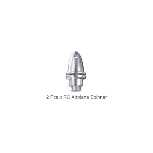 MECCANIXITY RC Plane Airplane Spinners Propeller Adapter, 2mm Extrusion Propeller Adapter Saver for Shaft Brushless Motor Speed Controllers, Pack of 2 - size: 2mm