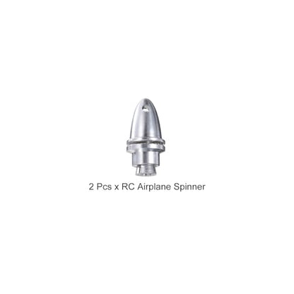 MECCANIXITY RC Plane Airplane Spinners Propeller Adapter, 2mm Extrusion Propeller Adapter Saver for Shaft Brushless Motor Speed Controllers, Pack of 2 - size: 2mm