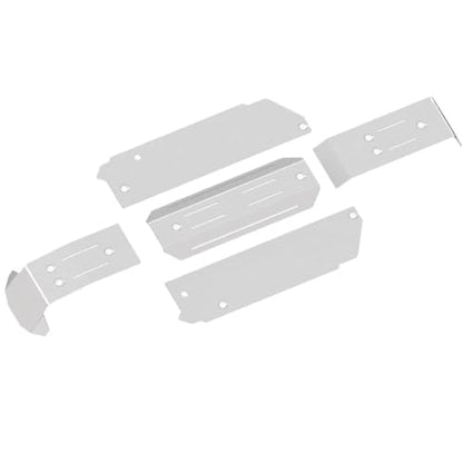 Stainless Steel Skid Plate Guard Chassis Armor Set for Traxxas Mini Maxx XRT 1:16 Rc car