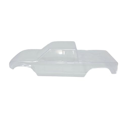 LGRP X-Factor Short Bed Body for 1/24 and 1/18 RC Cars, Universal Fit for Most SCX18 SCX24, >Clear< Body with Sticker Sheet | Short
