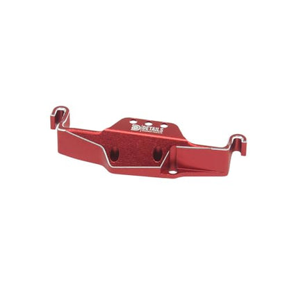 Hobby Details Aluminum Rear Axle Gear Box Skid Link Wheel Upgrade Set for 1/30 Axial SCX30 Jeep Wrangler RC Cars, Red (Battery Tray) - color: Battery Tray