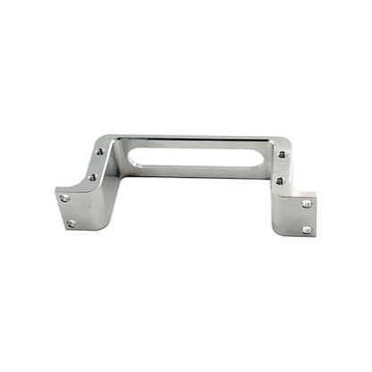 1PC RC Airplane Aluminum Alloy Servo Mounting Bracket Fixed Frame for RC Plane Helicopter Boat DIY Model Toy Fixed Wing Parts (Silver) - color: Silver