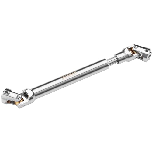 Stainless Steel Driveshaft for 1/10 RC Crawler TRX4 SCX10, 112-162mm | CNC Machined, Heavy-Duty Drive Shafts, Splined Engagement - size: 112-162mm