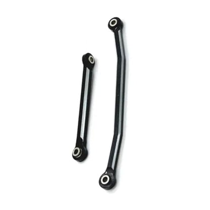 for FMS for FCX24 1/24 Rc Model Crawler Car Truck for Buggy Upgrade Parts Metal Steering Rods Linkage Tie Link Kit RC Links Linkage(Black) - color: Black