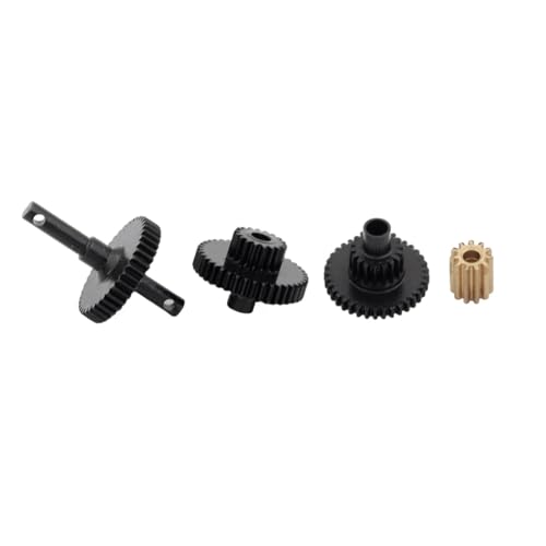 RC Upgrade Accessories for Traxxas for TRX-4M 1/18 Metal Transmission Gear Box Gearbox Housing RC Crawler Car Upgrade Parts Modified Accessories(1 Set Gears) - size: 1 set gears