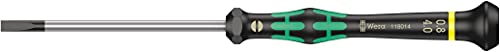 Wera 2035/6 Kraftform MicroSlotted/Phillips Electronics Screwdriver Set and Rack, 6-Piece - size: Slotted: 2.5x80 mm, 3x80 mm, 3.5x80 mm, 4x80 mm