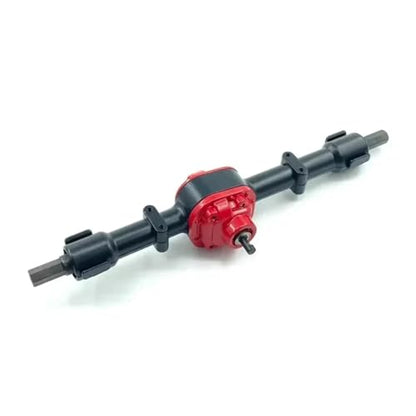 RC Replacement Parts for MN 1/12 D90 D91 99S FJ45 RC Truck Upgrade Metal Front Rear Bridge Axle Set RC Car Refit Upgrade Parts(Black,Rear) - color: Black, size: Rear