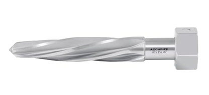 Accusize Industrial Tools 15/16 inch Bridge Reamer, Magnetic Hex Shank, Hss Spiral Flutes Aligning Reamers, Car Reamers, 1523-8045 | Magnetic Hex Shank, HSS Spiral Flutes Aligning Reamers, Size: 15/16", Flt Len: 5", OAL: 7", Hex Shank Size: 1-7/16" - size
